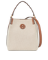 Blake Bucket Bag, £260, Handbags, Brown/Cream, Canvas/Leather, Front view